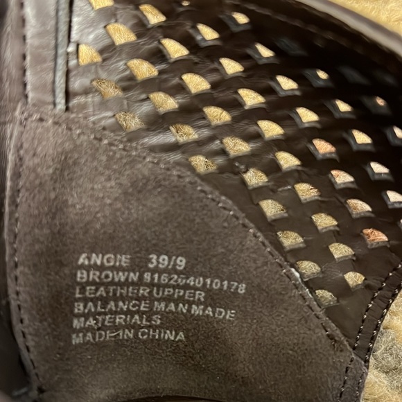 AURI Angie Platform Leather Sandals - Size 39 - US 9 - New in box - Picture 7 of 11